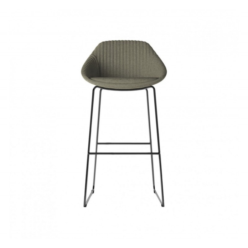 Wade Η65 σκαμπό μεταλλικό με ύφασμα 49x58x100(65)cm