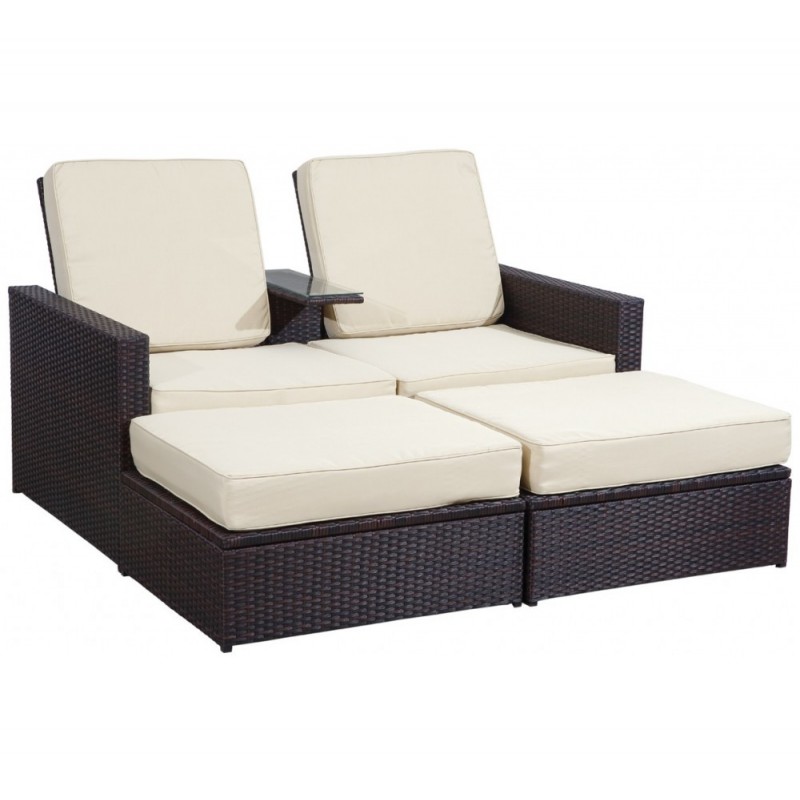 Genius set Καφέ KAN:157,5x89/138x60/94cm,  ΠOYΦ:62,5x78,5x27,5cm