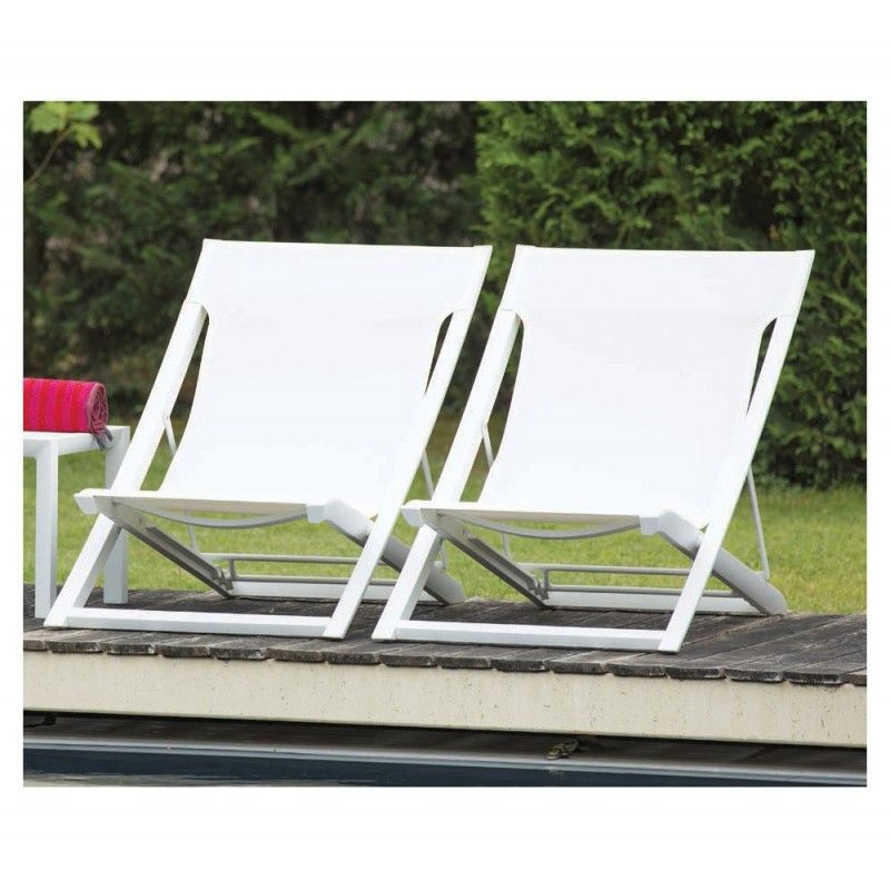 Sunset σεζλόνγκ T28 - White 63x105x75cm