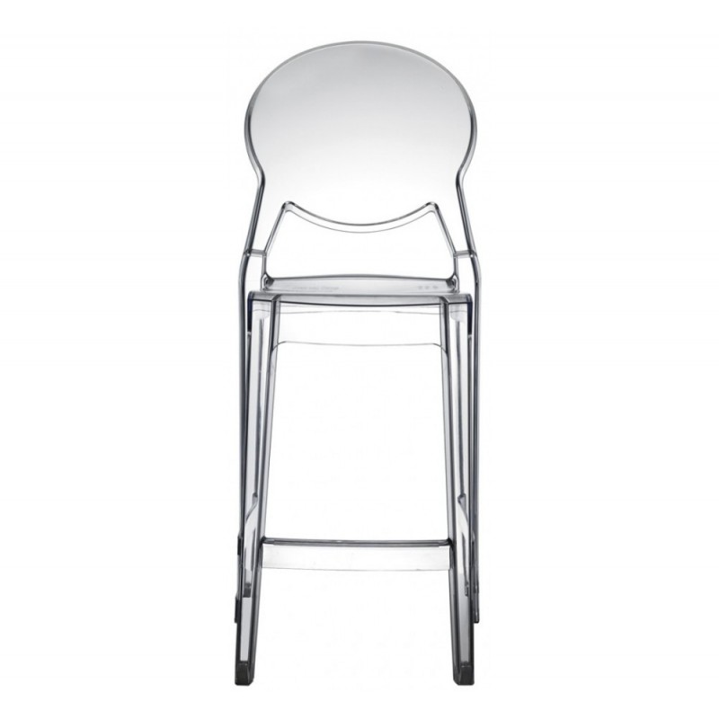 Igloo 64/75 σκαμπό bar Ύψος καθίσματος 65cm 46x52xH107(64)cm (διαφανο  χρώμα )  