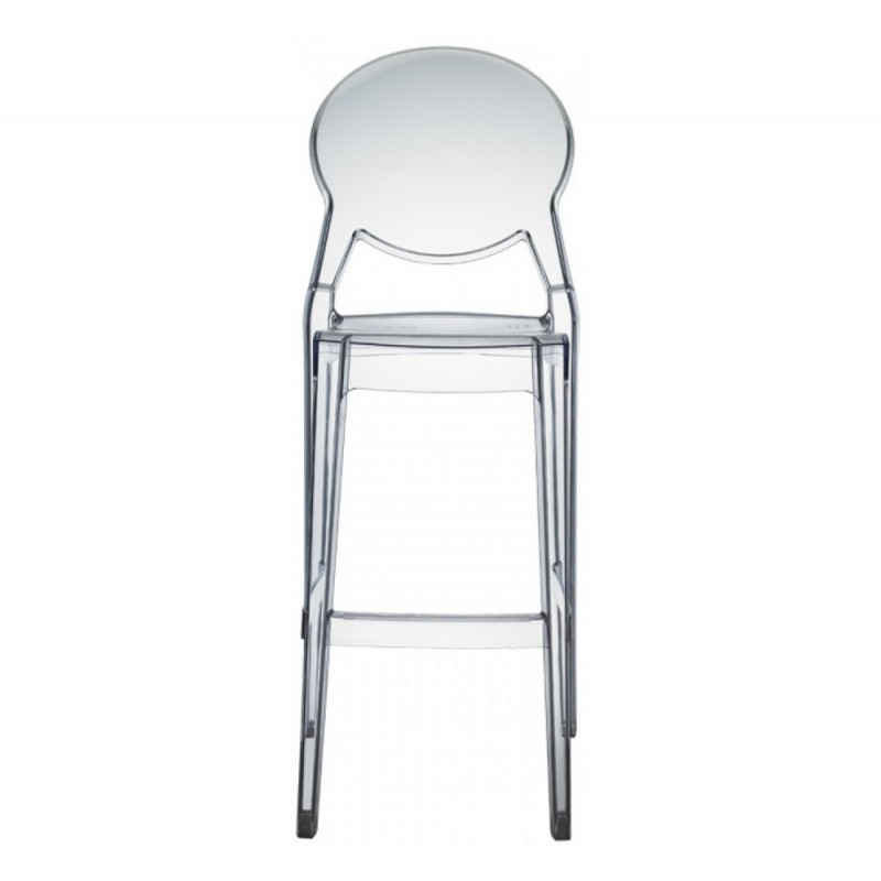 Igloo 64/75 σκαμπό bar Ύψος καθίσματος 74cm 46x52xH107(64)cm  (διαφανο  χρώμα )