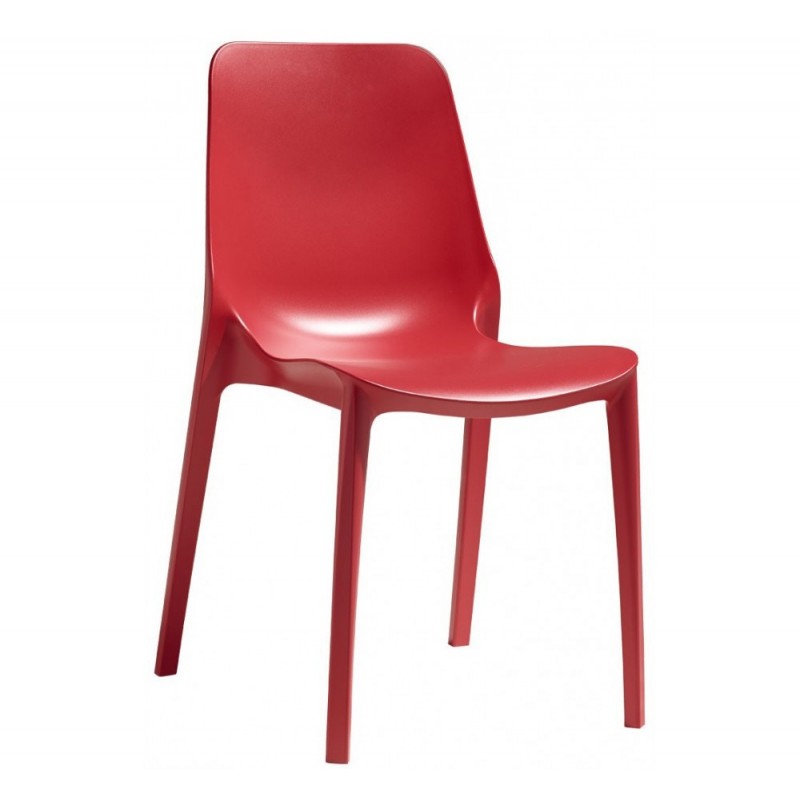 Ginevra καρέκλα 42-Geranium red 48x56x86(47)cm 