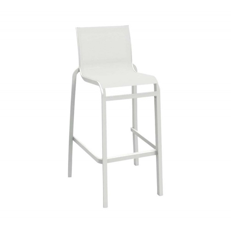 Sunset SG σκαμπό bar T28 - White - κωδ.379-25501 57x53xH109(79,5)cm