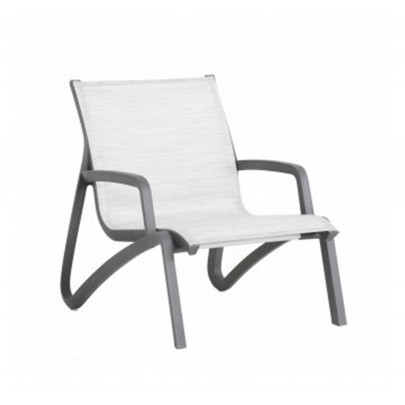 Sunset lounge πολυθρόνα T34 - Heather grey 74x83x84cm