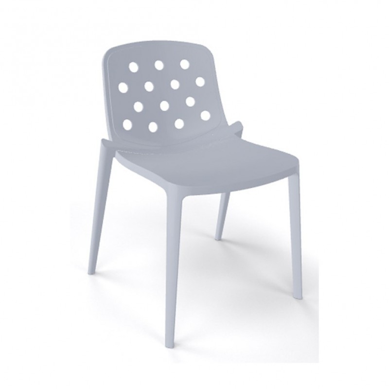 Isidora καρέκλα 14-Pearl grey 50x53x78(45)cm