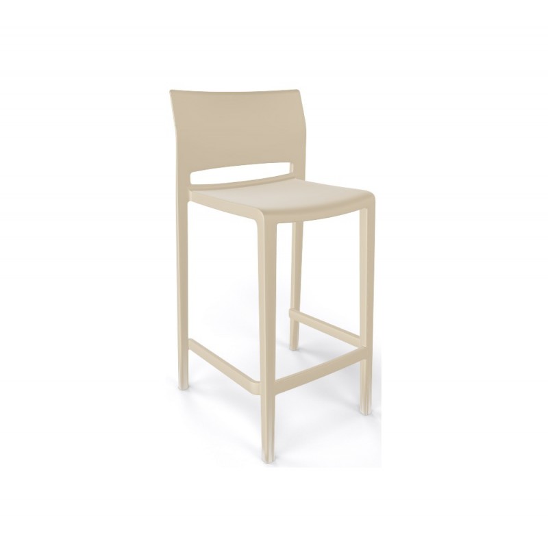 Bakhita σκαμπό bar Ύψος 66cm 48x47xH103(76)-H91(66)cm