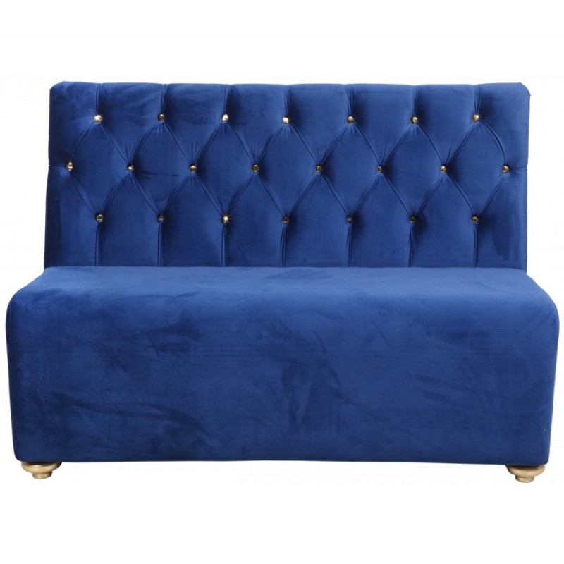 Peloma καναπές Με ΜΠΛΈ  ύφασμα 120x68x80cm