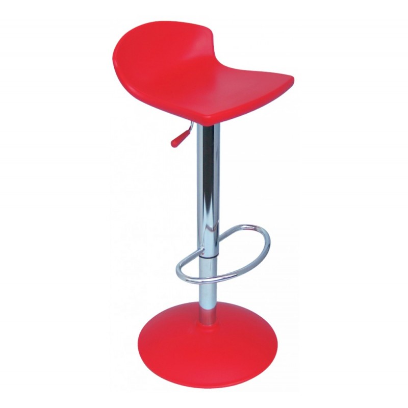 Guliver A/AV σκαμπό bar 06-Red Ø40(37x36)x60-75cm