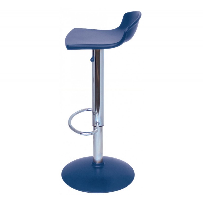 Guliver A/AV σκαμπό bar 09-Dark blue Ø40(37x36)x60-75cm