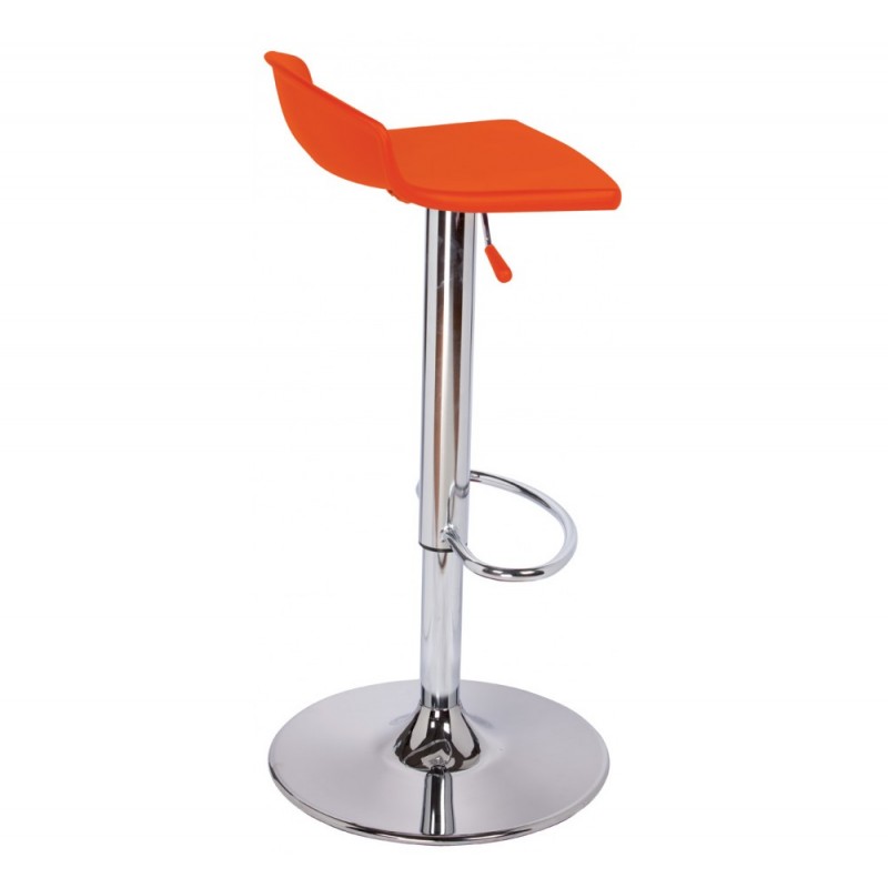 Guliver A/AV σκαμπό bar 33-Orange Ø40(37x36)x60-75cm