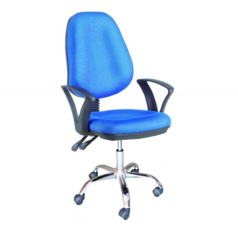 Groom πολυθρόνα γραφείου Μπλε 63x54x95-103(41-49)cm