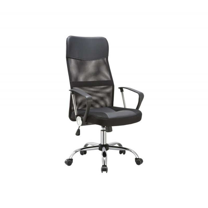 GO High πολυθρόνα γραφείου ύφασμα μαύρο   59x60x120cm