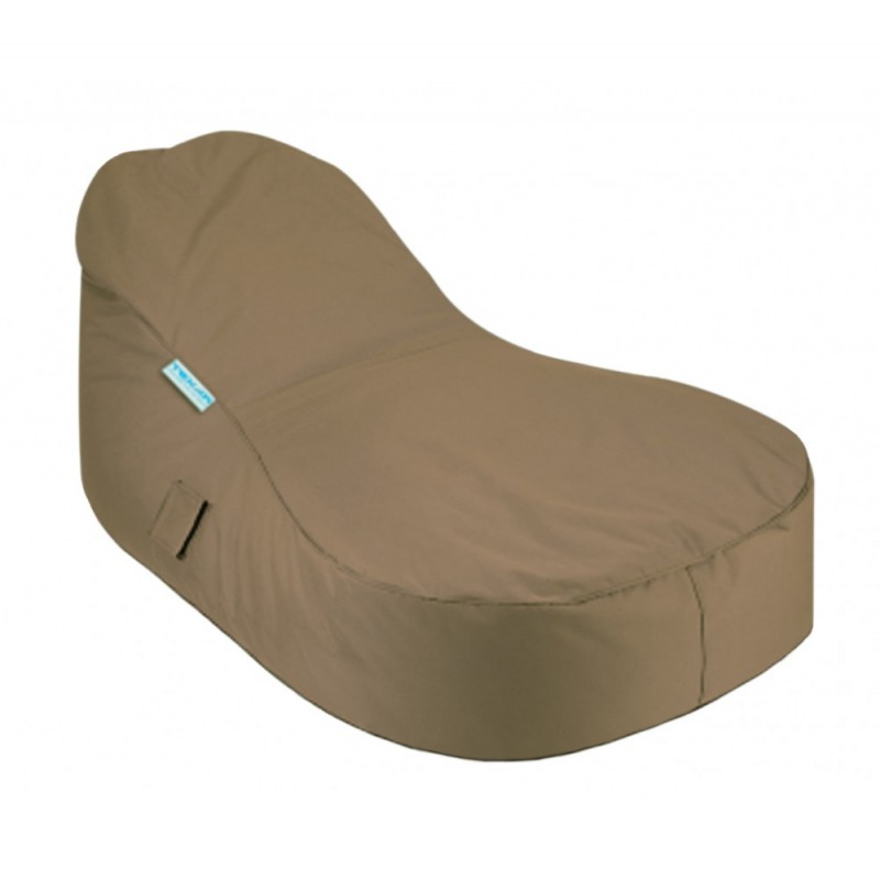 Zambia πουφ R-139 Καφέ Μπεζ 135x100x70cm