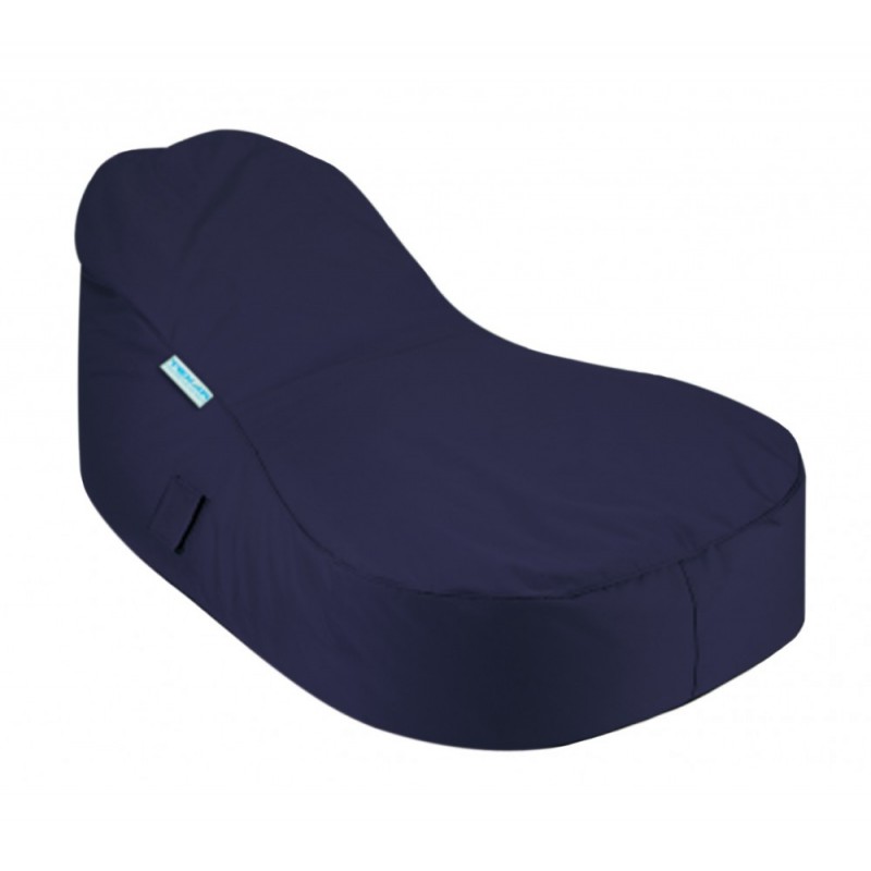 Zambia πουφ R-170 Navy Blue 135x100x70cm