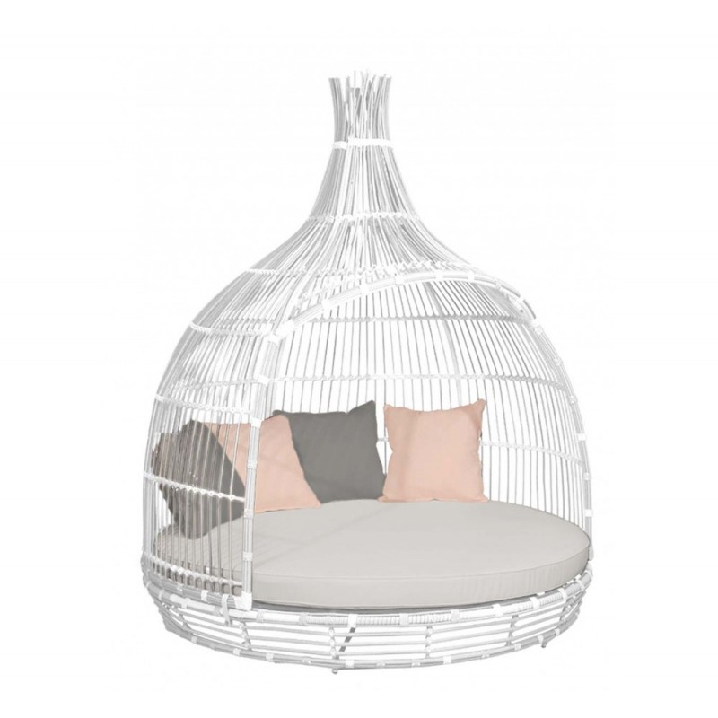 Cottage daybed White -grey 177x214cm