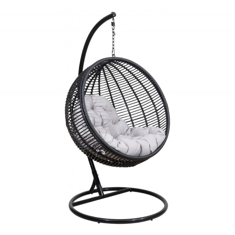 Arden Steel κούνια Μαύρο 110x115x190cm