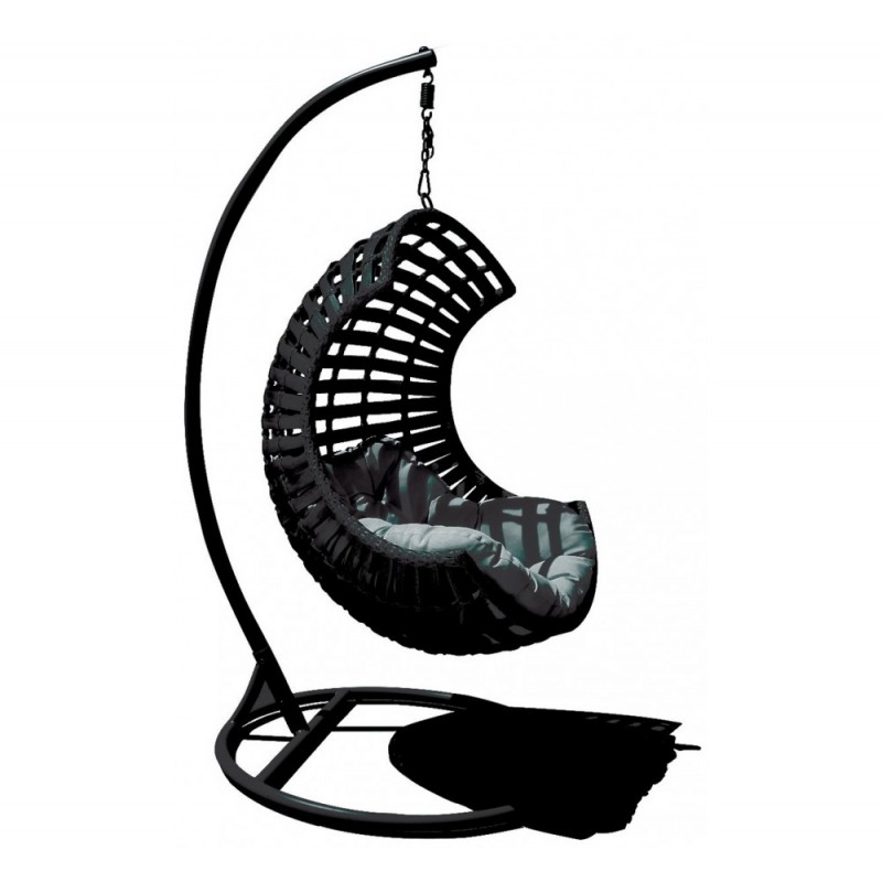 Dallin Steel κούνια Μαύρο 105x105x190cm