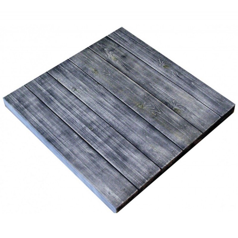 Wooden επιφάνεια πεύκου 70x70cm 4cm πάχος