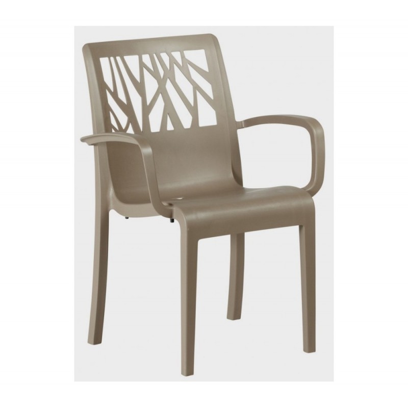 Vegetal πολυθρόνα 181 - Taupe 60x58x88cm