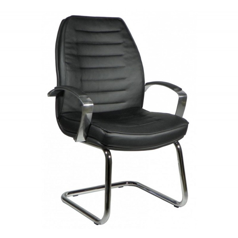 Genesis B πολυθρόνα επισκέπτη γραφείου Με δερματίνη 64x50x100cm