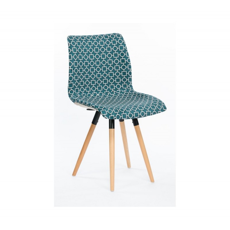 Laser -N PAD καρέκλα με ξύλινα πόδια Colourbox 7700 Διαστάσεις 32x39x80h  