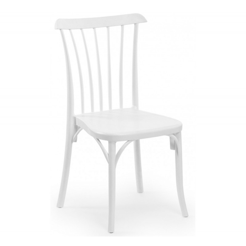 Gozo καρέκλα Ivory White 49x54x90(45)cm