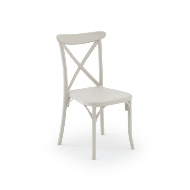 Capri καρέκλα Beige 49x54x90(45)cm