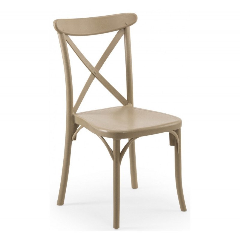 Capri καρέκλα Coffee 49x54x90(45)cm