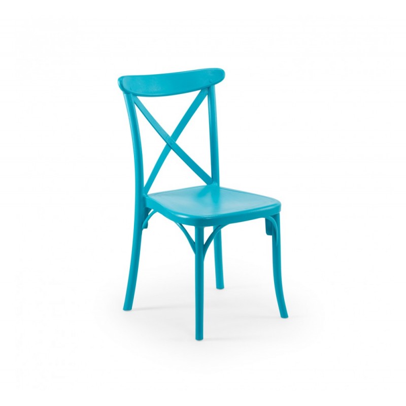 Capri καρέκλα Turqouise 49x54x90(45)cm