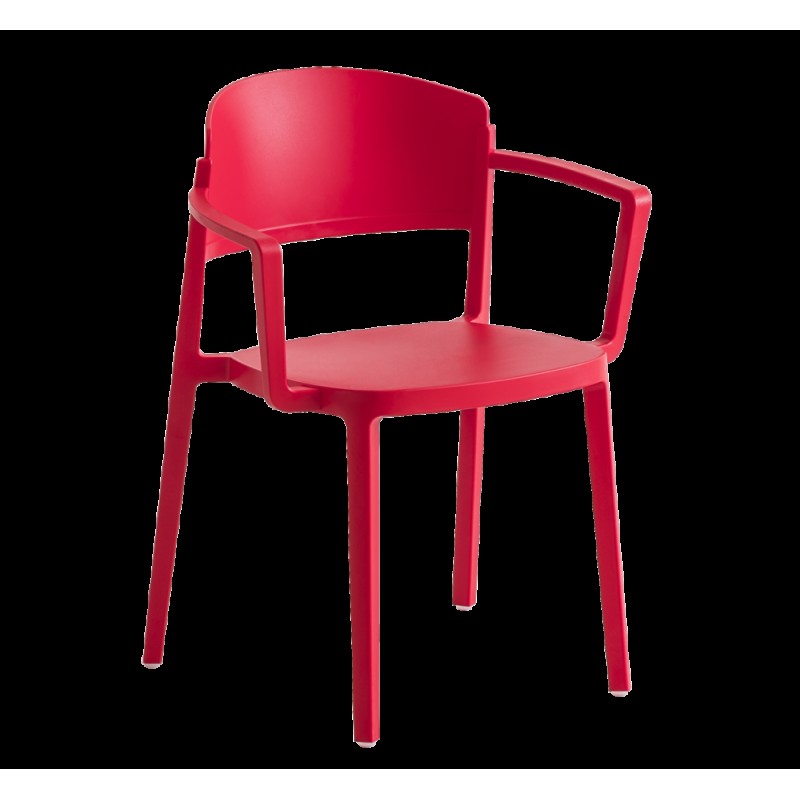 Abuela B πολυθρόνα 06-Red 58x52x77(45)cm - ΕΛΑΧΙΣΤΗ ΠΑΡΑΓΓΕΛΙΑ 4 ΤΜΧ 