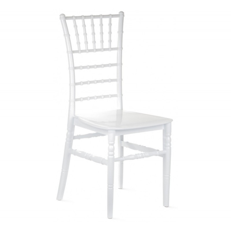 Tiffany καρέκλα Ivory White 38x42x93(43,5)cm