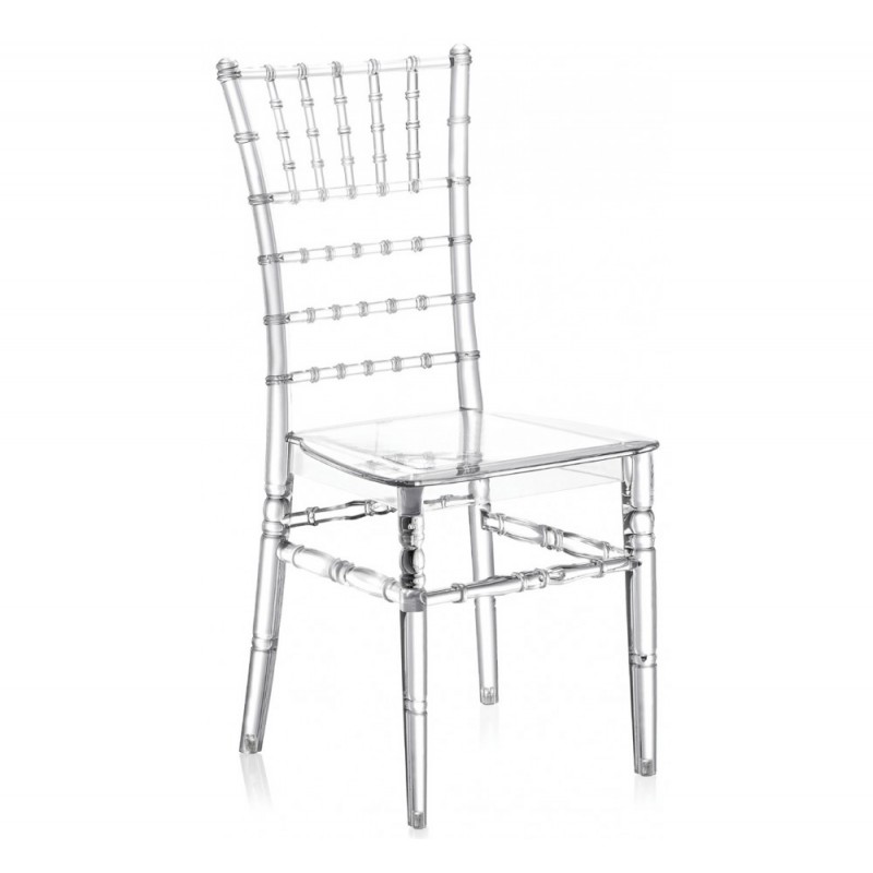 Tiffany καρέκλα Transparent 38x42x93(43,5)cm