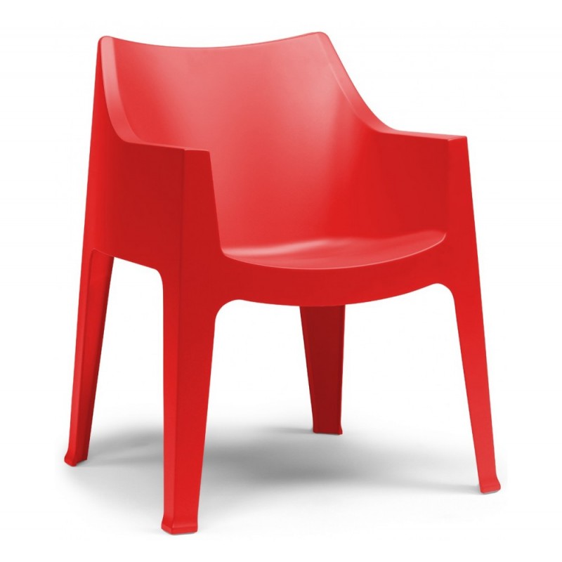 Coccolona πολυθρόνα 40 - Red 66x60x83(45)cm