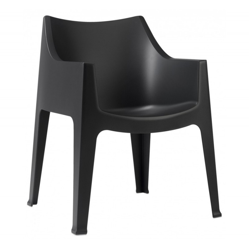 Coccolona πολυθρόνα 81 - Anthracite 66x60x83(45)cm