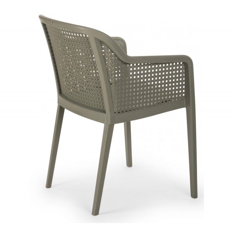 Octa πολυθρόνα Cement Grey 56x60x81(44)cm