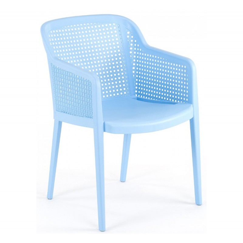 Octa πολυθρόνα Light Blue 56x60x81(44)cm