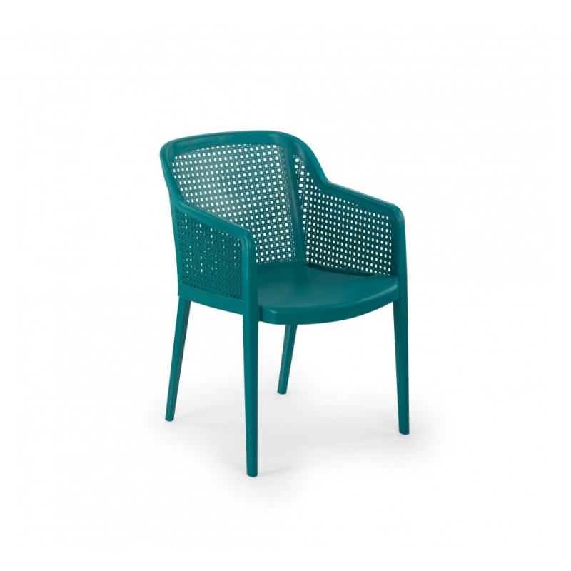 Octa πολυθρόνα Petrol Green 56x60x81(44)cm