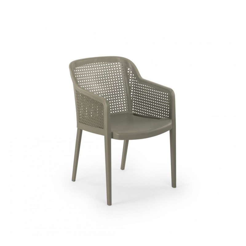 Octa πολυθρόνα χρώμα Cement Gray 56x60x81(44)cm ελάχιστη παραγγελία 1 τμχ