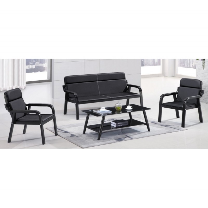 Line set 3τμχ Σκούρο Καφέ Καναπές: 180x77x88cm