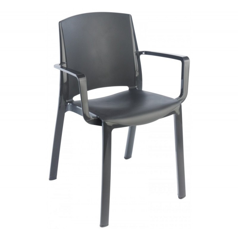 Milton πολυθρόνα 002 - Anthracite 58x52x81(63/45)cm