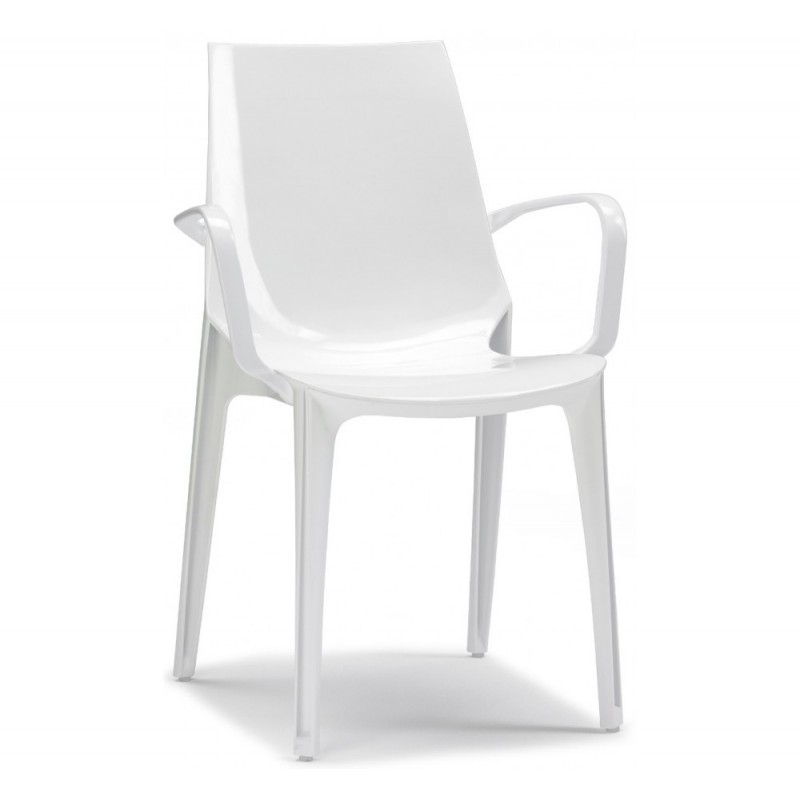 Vanity πολυθρόνα 310 - Glossy white 57x55x87(47)cm - 1 ΤΜΧ 