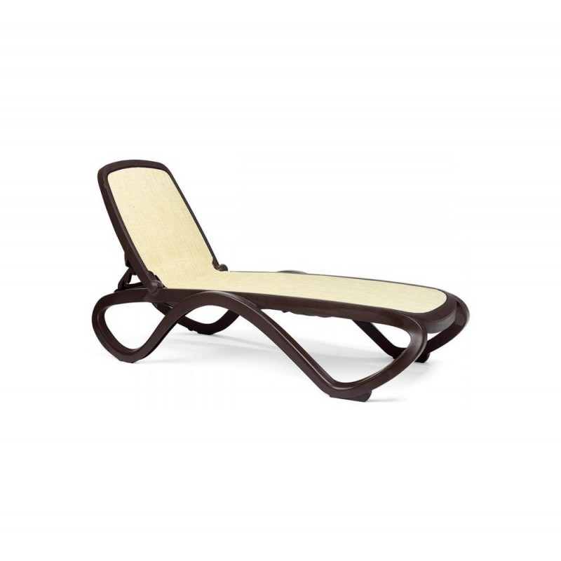 Omega ξαπλώστρα 05 - Caffe 194/170x69x38-91cm