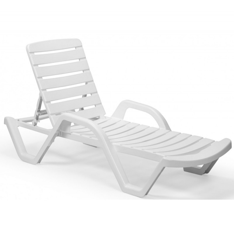 Maris ξαπλώστρα Ivory White 70x188x44cm