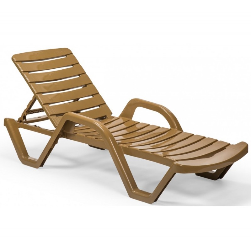 Maris ξαπλώστρα Wood 70x188x44cm