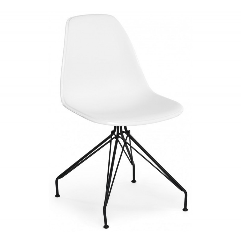 EOS -XP/XC καρέκλα με μεταλλικά πόδια Ivory White - Ivory White 43x41x79cm