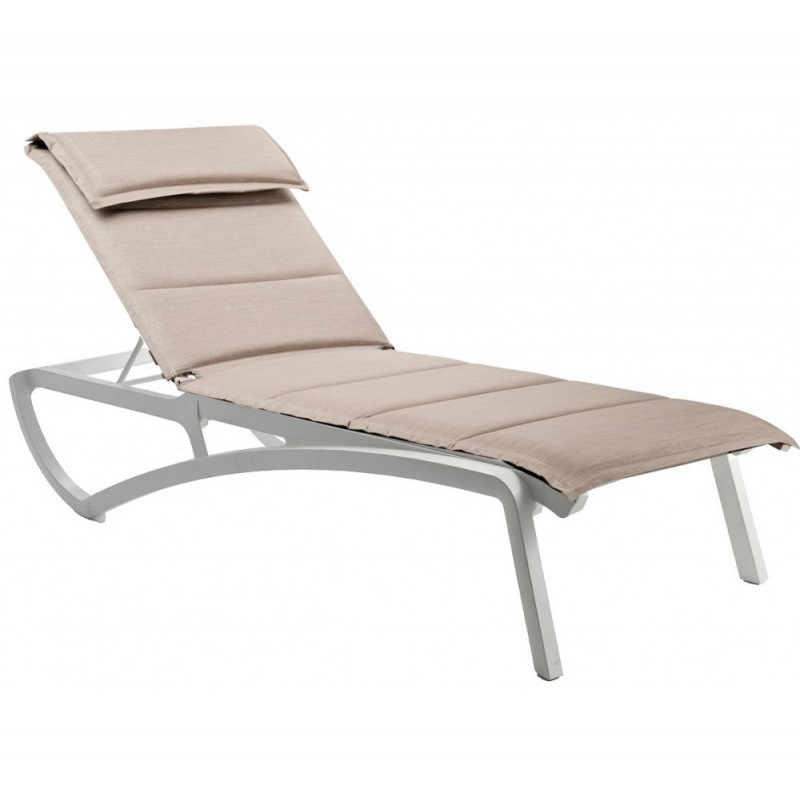 Sunset Confort ξαπλώστρα T33 - Heather beige 192x78x39cm