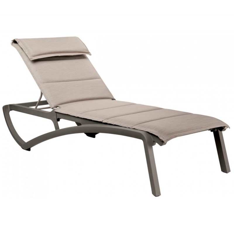 Sunset Confort ξαπλώστρα T33 - Heather beige 192x78x39cm