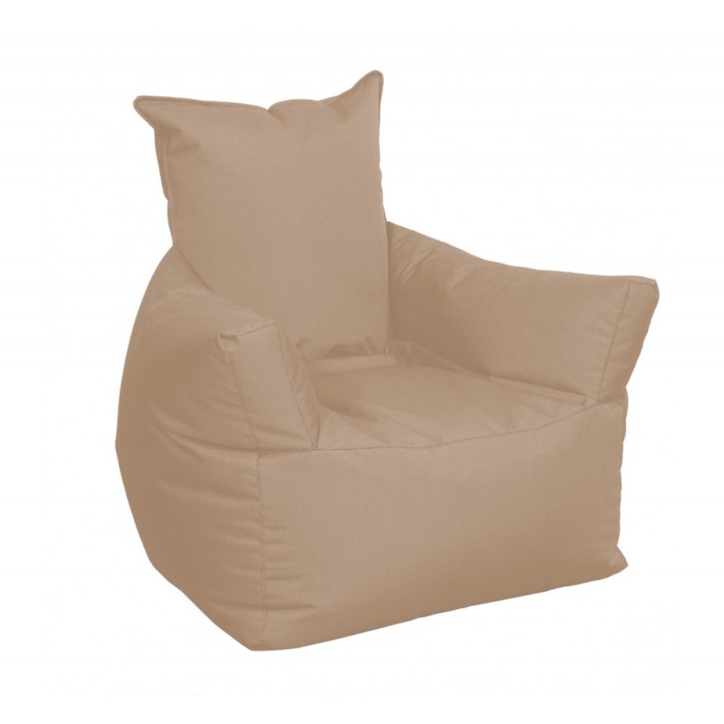 AVG293 πουφ-πολυθρονάκι R-126 Μπεζ 100x85x90/40cm