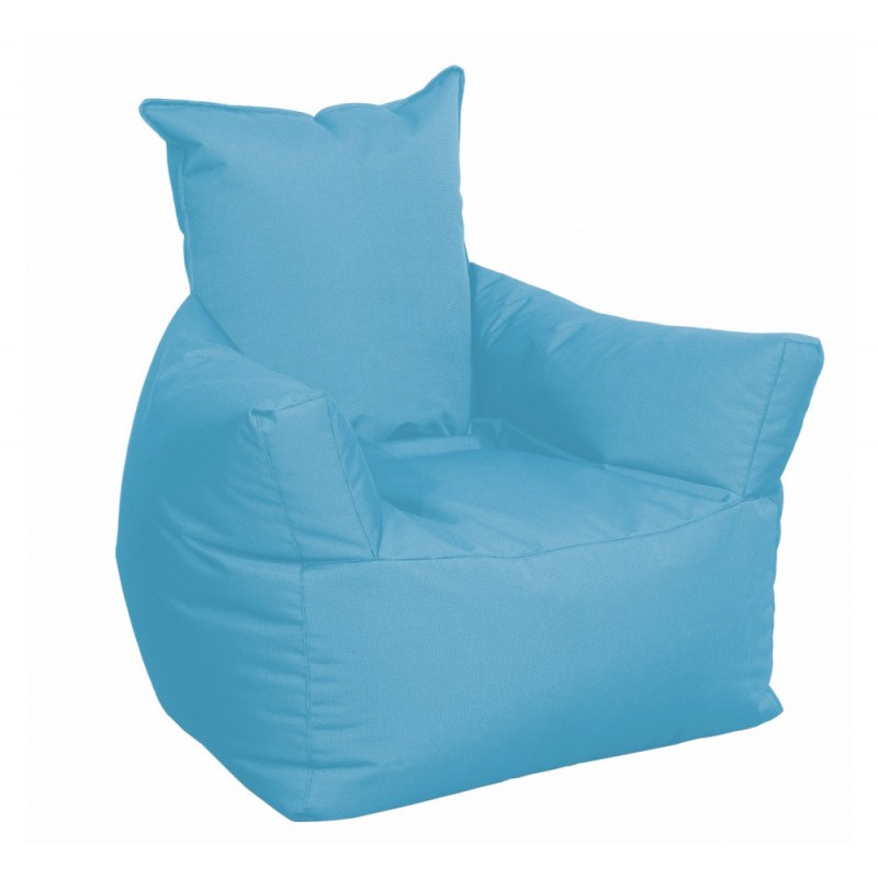 AVG293 πουφ-πολυθρονάκι R-193 Θαλασσί 100x85x90/40cm