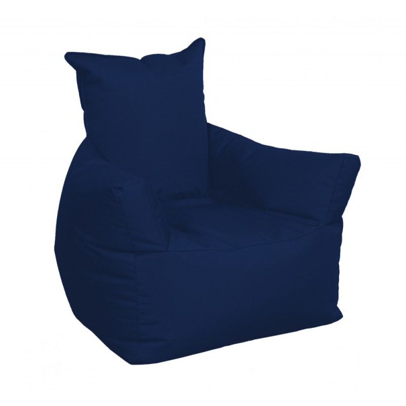 AVG293 πουφ-πολυθρονάκι R-173 Μπλε 100x85x90/40cm